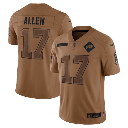 buffalo bills #17 josh allen men's 2024 salute to service limited cheap jersey - brown