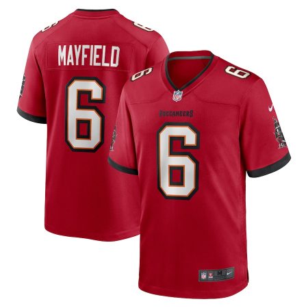 wholesale Tampa Bay Buccaneers #6 Baker Mayfield Men's NFL Game Jersey - Red