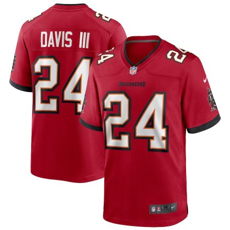 wholesale Tampa Bay Buccaneers #24 Carlton Davis III Men's NFL Game Jersey - Red