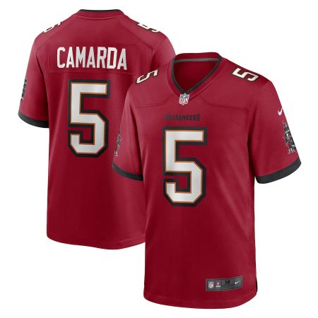 cheap Tampa Bay Buccaneers #5 Jake Camarda Men's NFL Game Jersey - Red