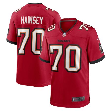 cheap Tampa Bay Buccaneers #70 Robert Hainsey Men's NFL Game Jersey - Red