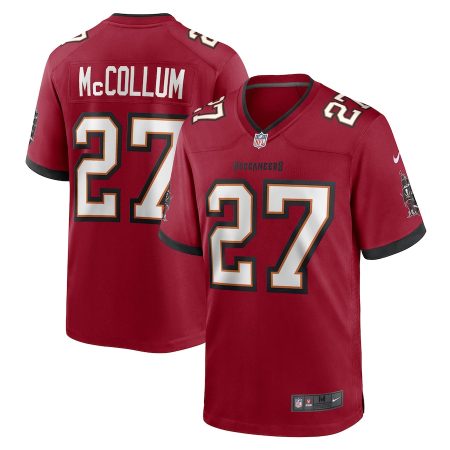 Tampa Bay Buccaneers #27 Zyon Mccollum Men's NFL Game Jersey - Red