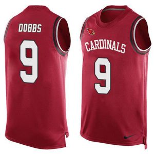 Cardinals #9 Joshua Dobbs Red Team Color Men's Stitched NFL Limited Tank Top Jersey