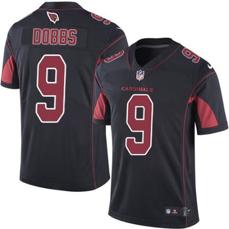 cheap Cardinals #9 Joshua Dobbs Black Men's Stitched NFL Limited Rush Jersey