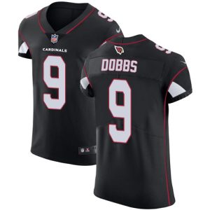 Cardinals #9 Joshua Dobbs Black Alternate Men's Stitched NFL New Elite Jersey