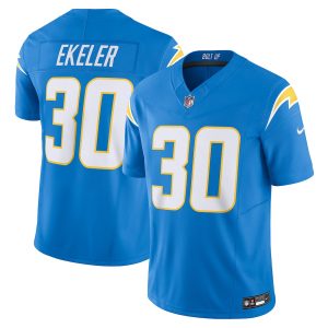 Los Angeles Chargers #30 Austin Ekeler Men's Blue Vapor F.U.S.E. Limited Jersey