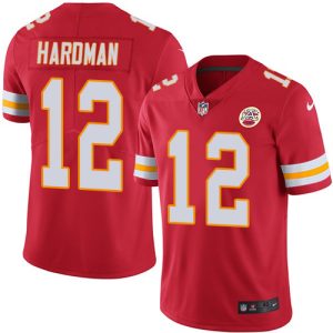 chiefs #12 mecole hardman red team color men's stitched nfl vapor untouchable limited cheap jersey