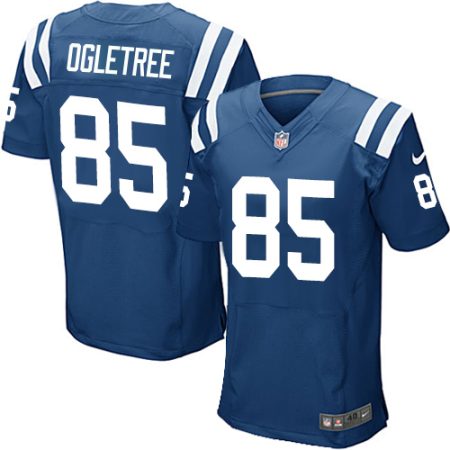 colts #85 andrew ogletree royal blue team color men's stitched nfl vapor untouchable elite elite jersey