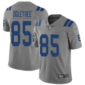 colts #85 andrew ogletree gray men's stitched nfl limited inverted legend elite jersey