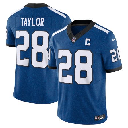 Indianapolis Colts #28 Jonathan Taylor Men's Blue Vapor F.U.S.E. Limited Jersey