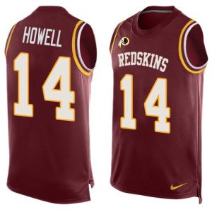 Commanders #14 Sam Howell Burgundy Red Team Color Men's Stitched NFL Limited Tank Top Jersey