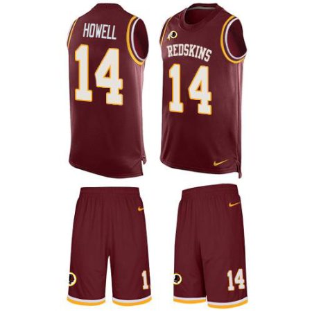 wholesale Commanders #14 Sam Howell Burgundy Red Team Color Men's Stitched NFL Limited Tank Top Suit Jersey