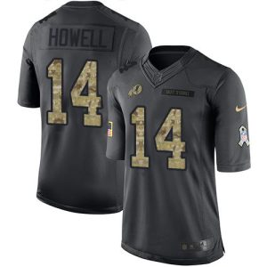 commanders #14 sam howell black men's stitched nfl limited 2024 salute to service cheap jersey