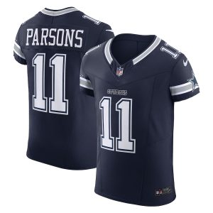 cheap Dallas Cowboys #11 Micah Parsons Men's Navy Vapor F.U.S.E. Elite Jersey