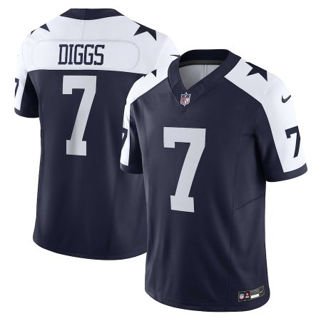 elite Dallas Cowboys #7 Trevon Diggs Men's Navy Vapor F.U.S.E. Limited Jersey