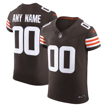 cheap Cleveland Browns Custom Men's Brown Vapor F.U.S.E. Limited Jersey