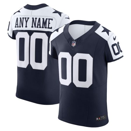 cheap Dallas Cowboys Custom Men's Navy Vapor F.U.S.E. Limited Jersey