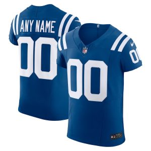 Indianapolis Colts Custom Men's Royal Vapor F.U.S.E. Limited Jersey