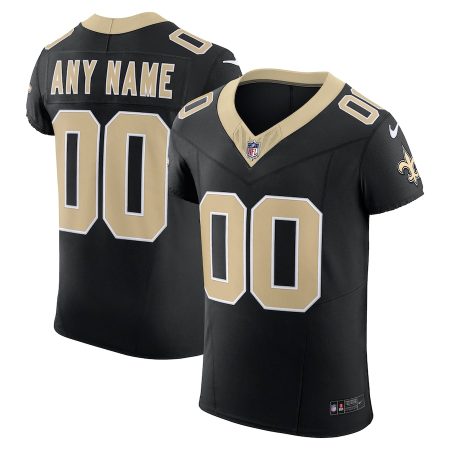 new orleans saints custom men's black vapor f.u.s.e. limited wholesale jersey