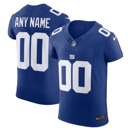 elite New York Giants Custom Men's Royal Vapor F.U.S.E. Limited Jersey