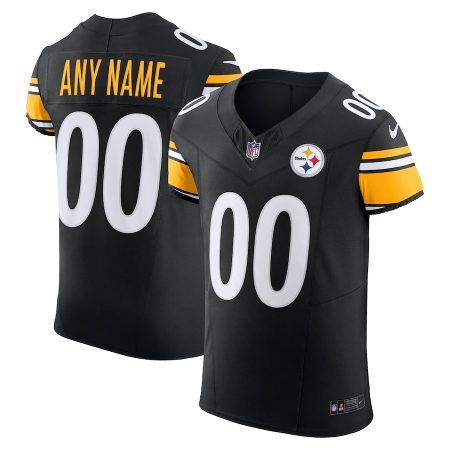 Pittsburgh Steelers Custom Men's Black Vapor F.U.S.E. Limited Jersey