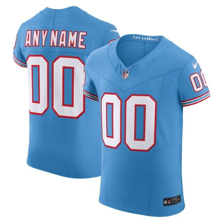 wholesale Tennessee Titans Custom Men's Light Blue Vapor F.U.S.E. Limited Jersey