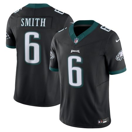 Philadelphia Eagles #6 Devonta Smith Men's Black Vapor F.U.S.E. Limited Jersey