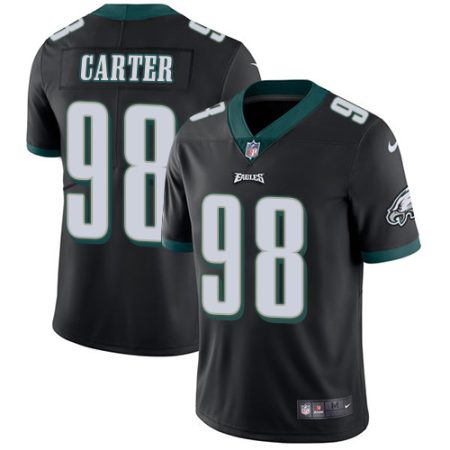 eagles #98 jalen carter black alternate men's stitched nfl vapor untouchable limited cheap jersey