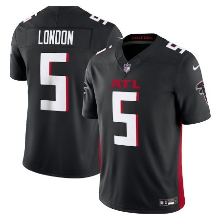 Atlanta Falcons #5 Drake London Men's Black Vapor F.U.S.E. Limited Jersey