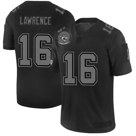 Jacksonville Jaguars #16 Trevor Lawrence Men's Carbon Black Vapor Cristo Redentor Limited NFL Jersey