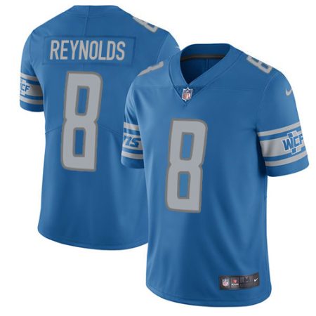 lions #8 josh reynolds blue team color men's stitched nfl vapor untouchable limited wholesale jersey