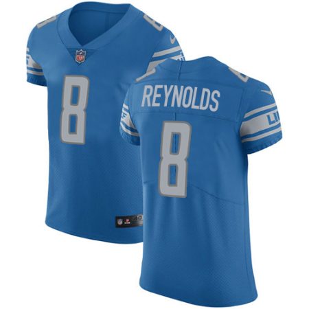 Lions #8 Josh Reynolds Blue Team Color Men's Stitched NFL Vapor Untouchable Elite Jersey