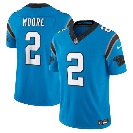 carolina panthers #2 d.j. moore men's black vapor f.u.s.e. limited cheap jersey