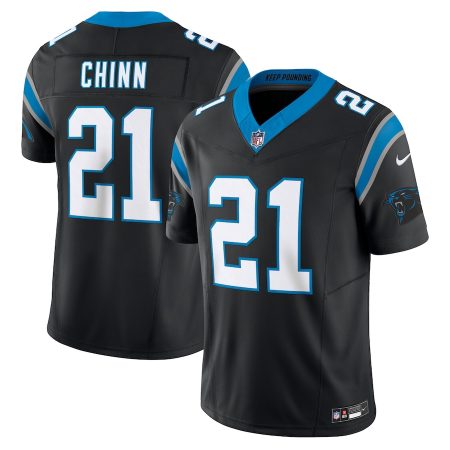 Carolina Panthers #21 Jeremy Chinn Men's Black Vapor F.U.S.E. Limited Jersey