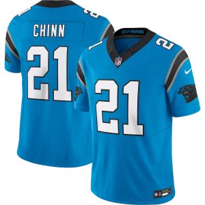 Carolina Panthers #21 Jeremy Chinn Men's Blue Vapor F.U.S.E. Limited Jersey