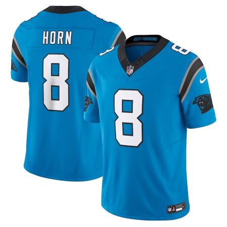 Carolina Panthers #8 Jaycee Horn Men's Blue Vapor F.U.S.E. Limited Jersey