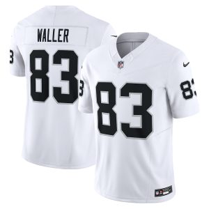 elite Las Vegas Raiders #83 Darren Waller Men's White Vapor F.U.S.E. Limited Jersey