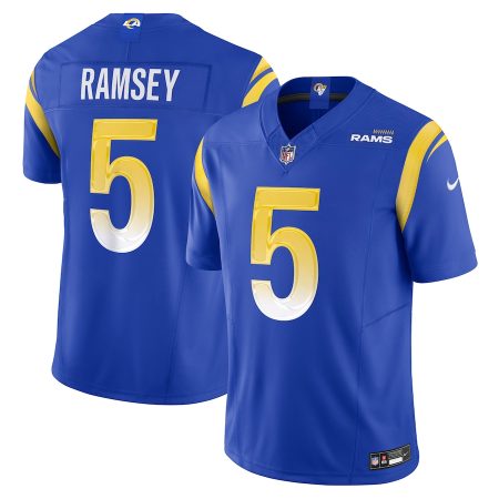 elite Los Angeles Rams #5 Jalen Ramsey Men's Royal Vapor F.U.S.E. Limited Jersey