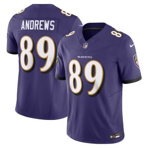 elite Baltimore Ravens #89 Mark Andrews Men's Purple Vapor F.U.S.E. Limited Jersey