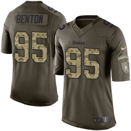 Steelers #95 Keeanu Benton Green Men's Stitched NFL Limited 2024 Salute to Service Jersey