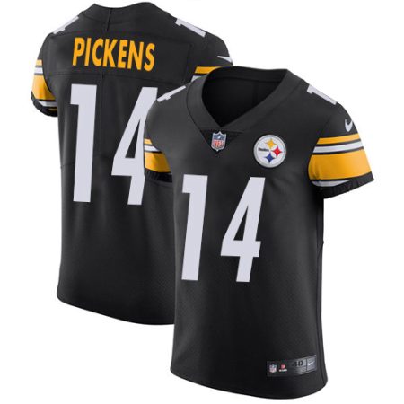 Steelers #14 George Pickens Black Black Team Color Men's Stitched NFL Vapor Untouchable Elite Jersey