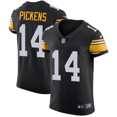 elite Steelers #14 George Pickens Black Alternate Men's Stitched NFL New Elite Jersey