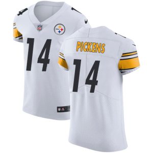 elite Steelers #14 George Pickens White Men's Stitched NFL New Elite Jersey