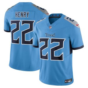 Tennessee Titans #22 Derrick Henry Men's Light Blue Vapor F.U.S.E. Limited Jersey