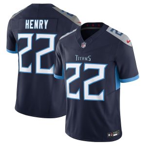 Tennessee Titans #22 Derrick Henry Men's Navy Vapor F.U.S.E. Limited Jersey