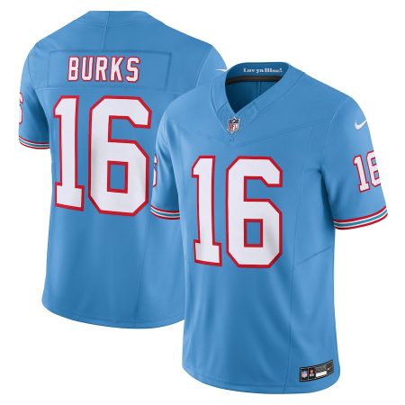 tennessee titans #16 treylon burks men's light blue vapor f.u.s.e. limited cheap jersey