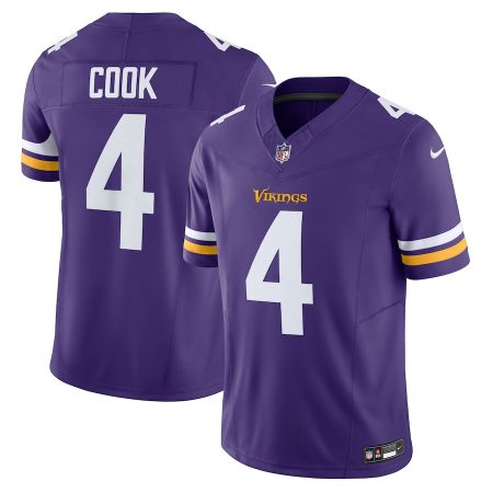 minnesota vikings #4 dalvin cook men's purple vapor f.u.s.e. limited elite jersey