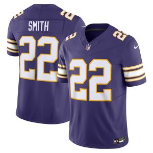 wholesale Minnesota Vikings #22 Harrison Smith Men's Purple Vapor F.U.S.E. Limited Jersey