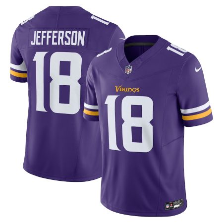 Minnesota Vikings #18 Justin Jefferson Men's Purple Vapor F.U.S.E. Limited Jersey