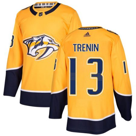 adidas predators #13 yakov trenin yellow home authentic stitched nhl cheap jersey